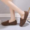 Модные туфли-лоферы для женщин, элегантные на низком каблуке, женские зимние сапоги, коричневые сапоги с круглым носком, женские, демисезонные, по акции, распродажа меха