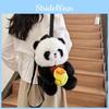 Plush Panda Cute Handheld Avocado Mahjong Gourd Design Backpack Children