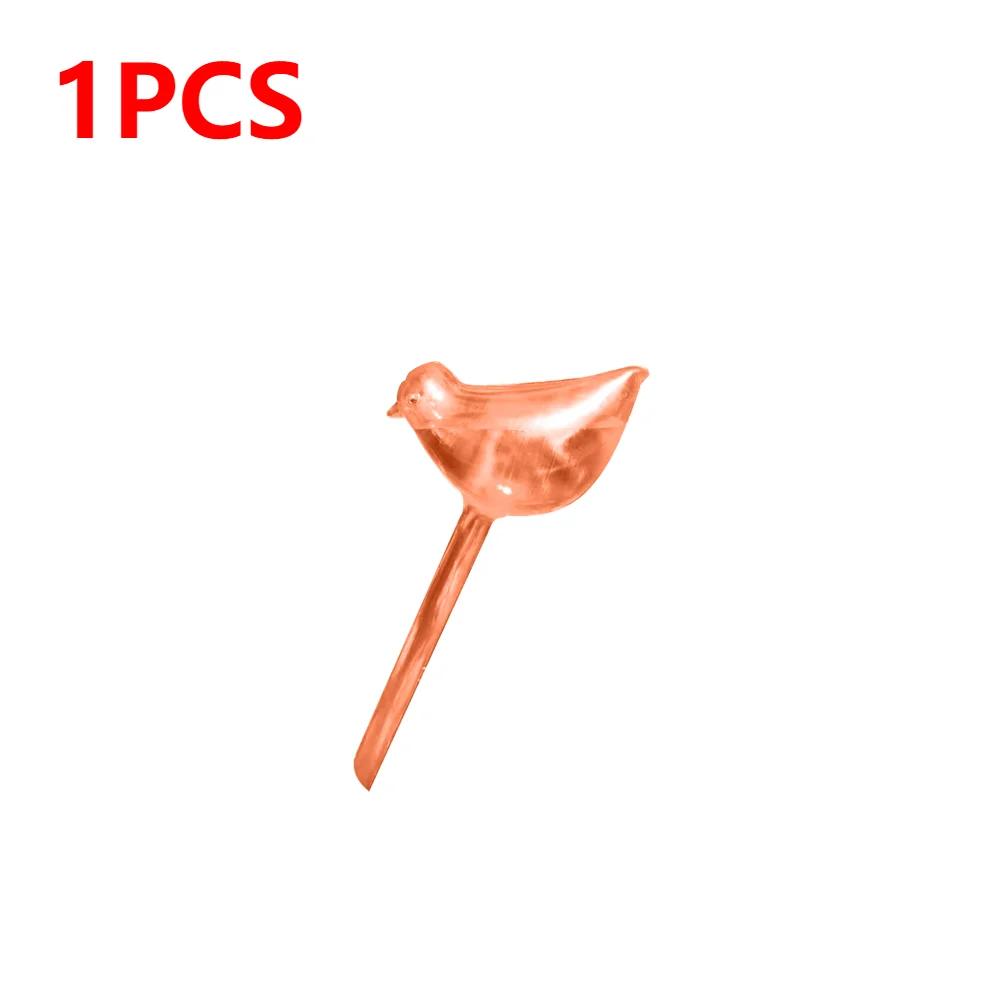 6-1Pc PVC Transparent Plants Watering Bulbs Bird Shape Automatic Drip Irrigation Self Watering Device Home Flower Waterer Bulbs