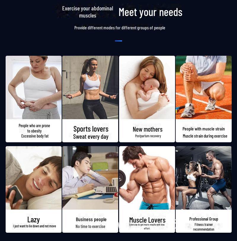 Пояс-массажер для похудения и сжигания жира EMS для живота