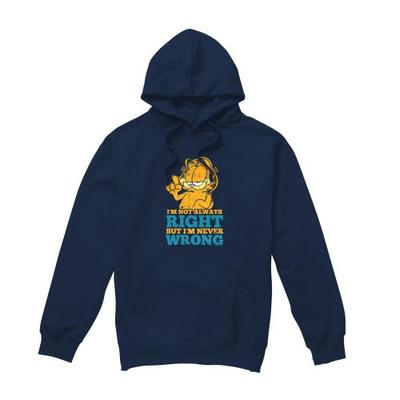 Худи Garfield для мужчин «Никогда не ошибаюсь»