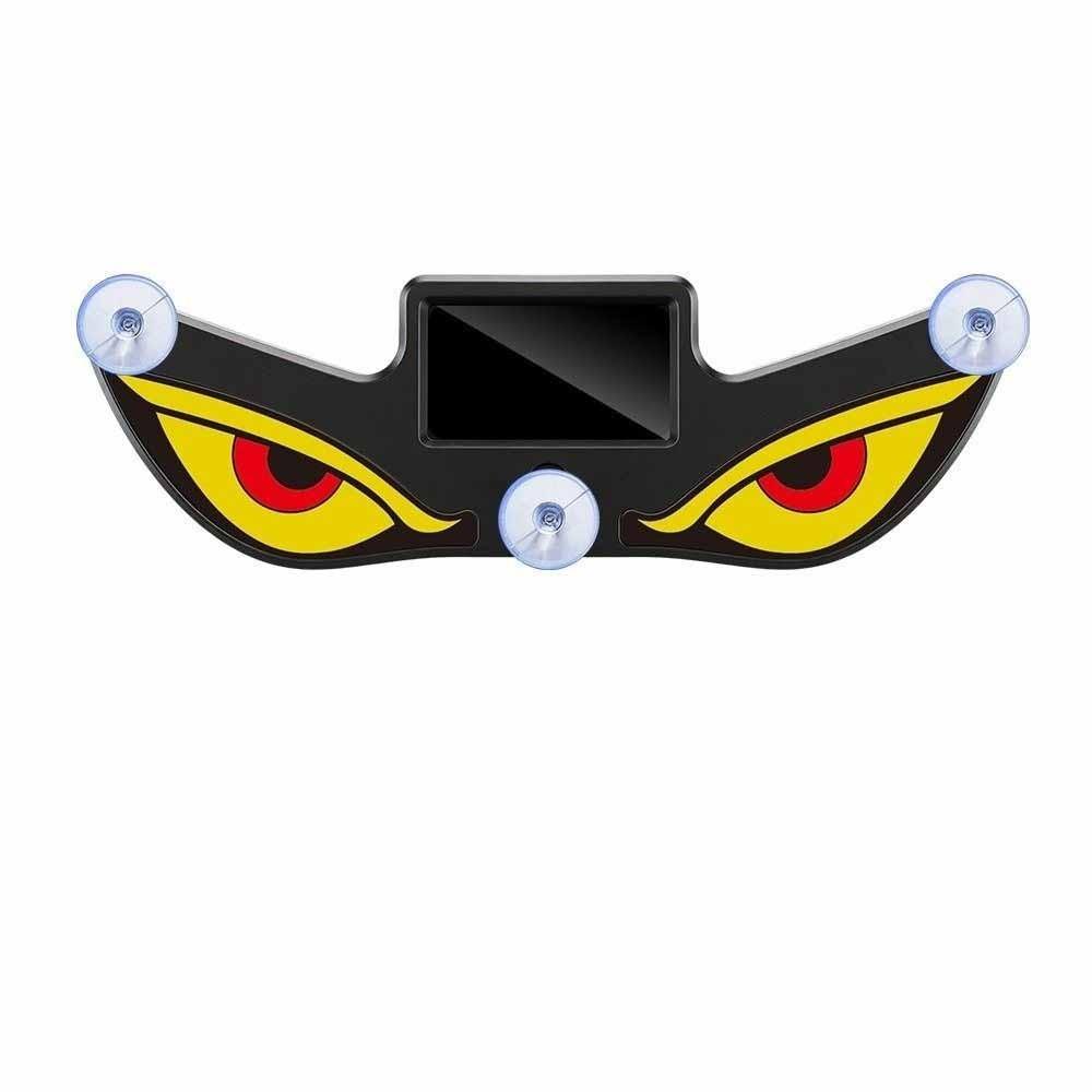 Suction Cup Mount Car Ambient Light Blinking Moving Eyes Anti-Rear-End Light  Universal Car Fit