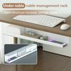Лотки для прокладки кабелей под столом, самоклеящаяся полка для кабелей под столом, огнестойкая стойка для прокладки проводов для зарядного кабеля