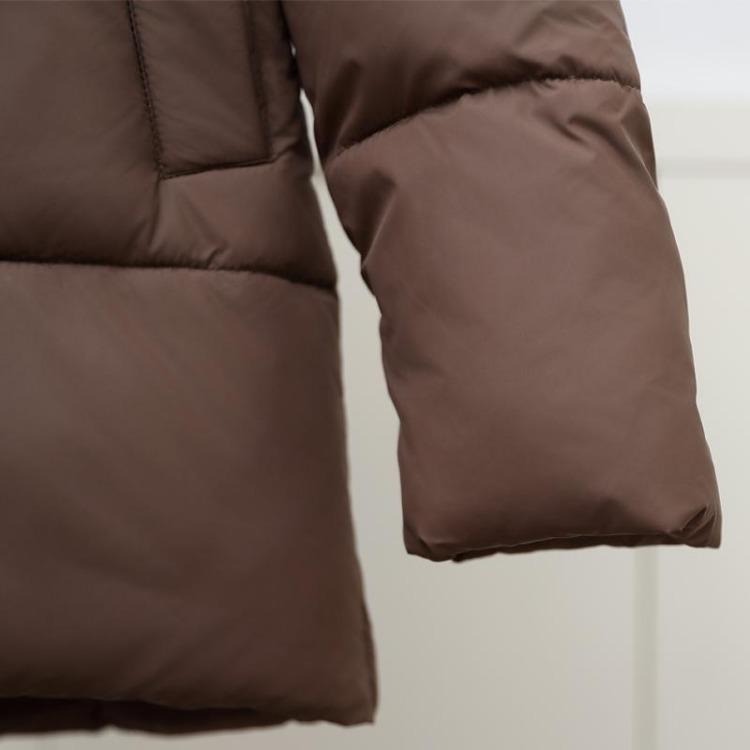 Женские Зимние Теплые Парки Куртки Оверсайз С Капюшоном Свободного Кроя С Длинным Рукавом Толстая Верхняя Одежда Мода