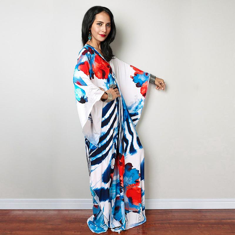 2022 накидки с принтом, сексуальное летнее пляжное платье с глубоким v-образным вырезом, туника, кафтан, женская пляжная одежда, купальник, халат De Plage Q1289