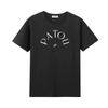 PATOU Letter Print Cotton T-shirt O-neck Simple Letter Fashionable Printed Pattern T-shirt Harajuku Women's Summer T-shirt Tops