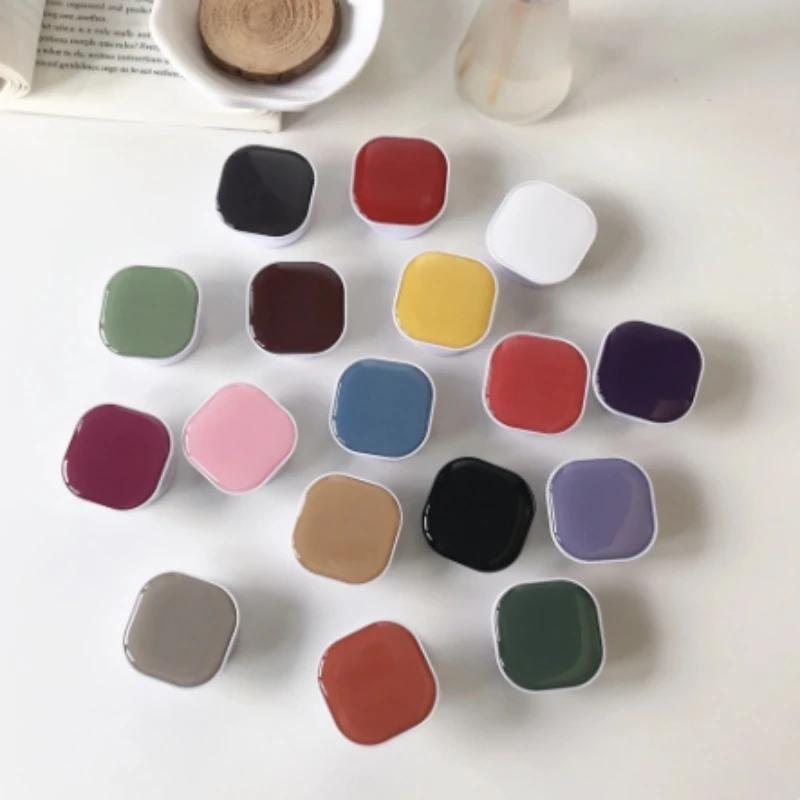 Милый квадратный Pop Socket - Держатель для телефона с кольцом-подставкой, вращающимся на 360°, наклейка
