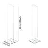 Acrylic Sticky Note Holder Stand Clear Note Display Organizer Desk Message Board  Desktop Use