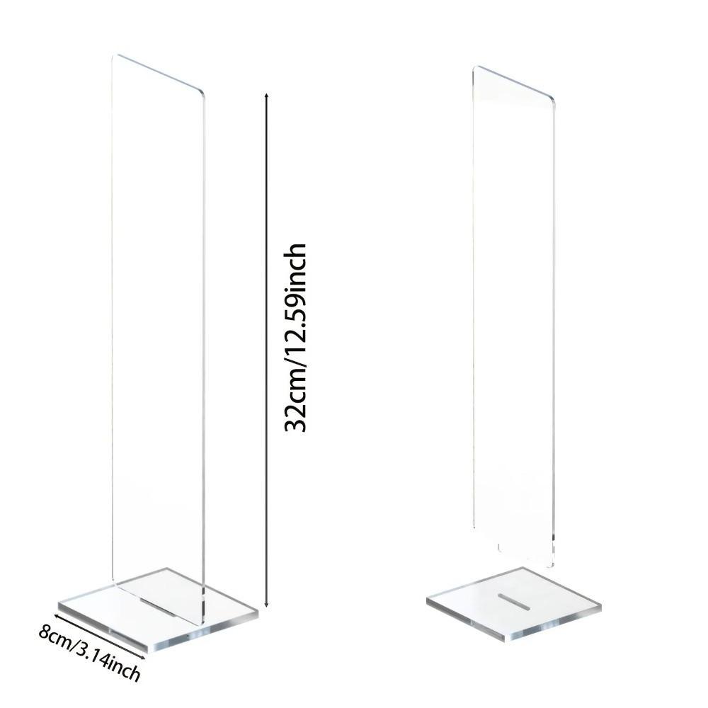 Acrylic Sticky Note Holder Stand Clear Note Display Organizer Desk Message Board Desktop Use