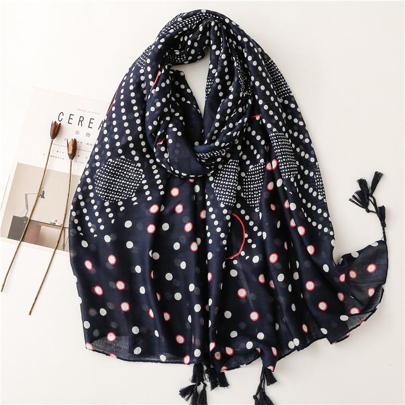Autumn Fashion Lovely Cashew Floral Tassel Viscose Shawl Scarf Lady High Quality Soft Wrap Pashmina Stole Muslim Hijab 180*90Cm
