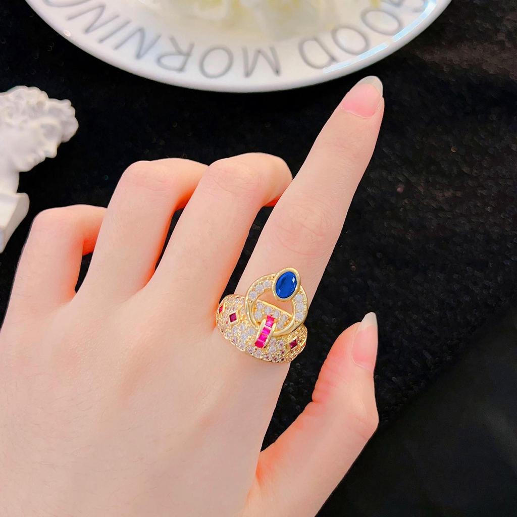 Женское кольцо с антикварными ювелирными изделиями в старинном, высококачественном, элегантном и универсальном стиле, регулируемое отверстие для пар