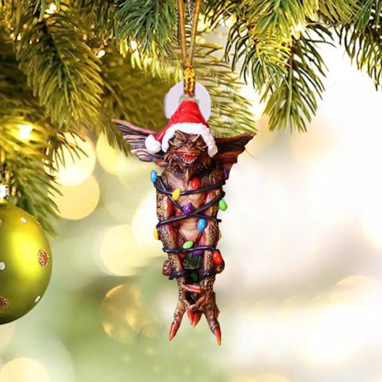 Креативная милая рождественская подвеска в форме чулка, фигурка собаки, летающего дракона, подвесное украшение для рождественской елки, праздник