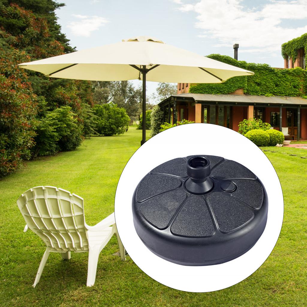 Garden Beach Umbrella Round Base Waterproof Wear-resistant Base for Beach Outdoor Garden
