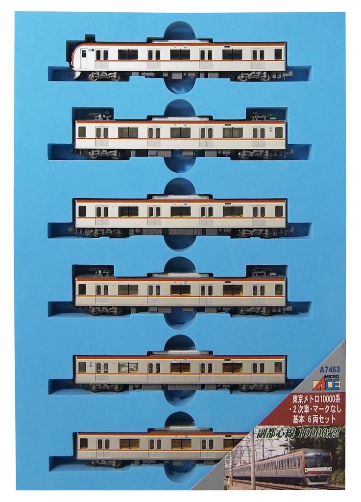 Micro Ace N Gauge Tokyo Metro 10000 2nd No Basic Set A7463 Series, Generation, Markings, 6-Car (Model Train)