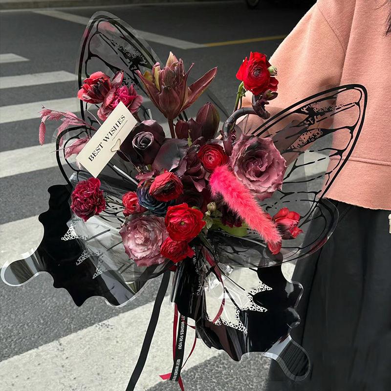 Оберточная бумага для моделирования цветов Netflix Оберточная бумага для букета с крыльями бабочки