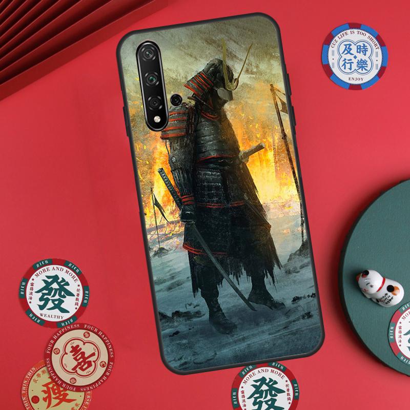Японское искусство самураев Для Huawei Nova Y73 Y72 Y61 Y91 Y90 Y70 Y60 12s 12i 11i 8i 9 10 SE P60 Pro P30 P40 Lite Чехол