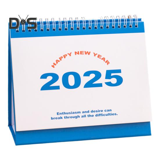 Маленький настольный календарь 2025 года, перекидной настольный календарь, ежемесячный планировщик, органайзер для управления временем для домашнего офиса и школы