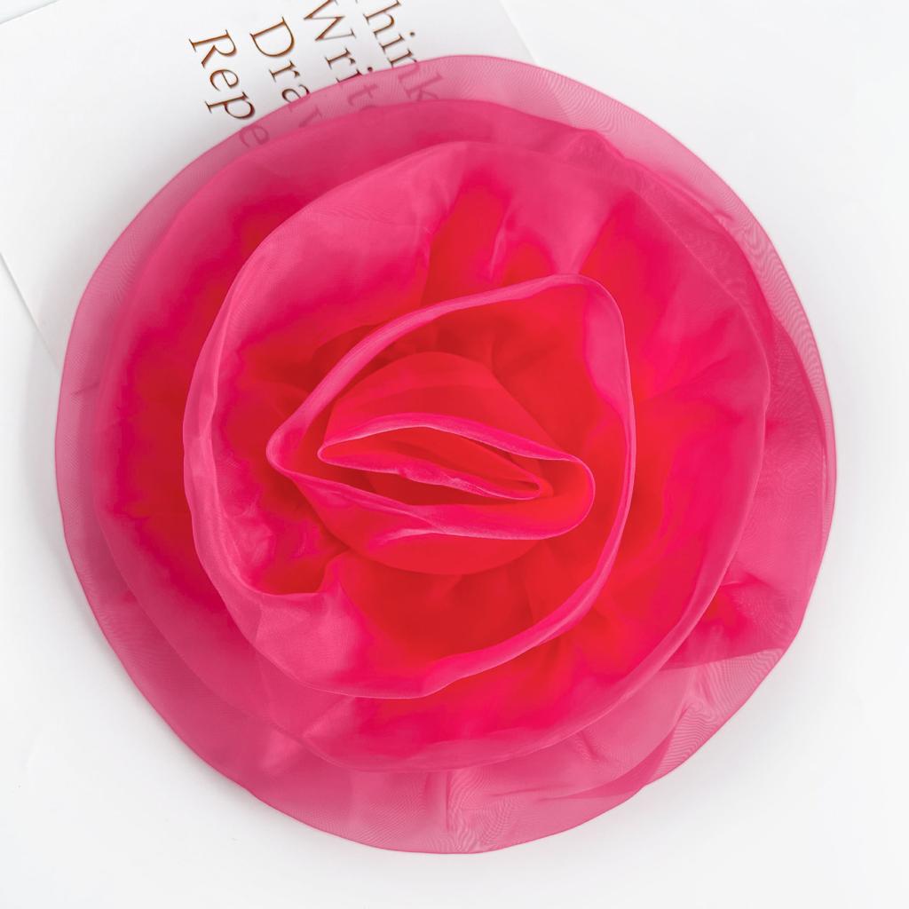 Цветная органза, трехмерная цветочная корсажная декоративная тканевая наклейка, ручная работа, аксессуары для ювелирных изделий, имитация цветка, аксессуары для одежды