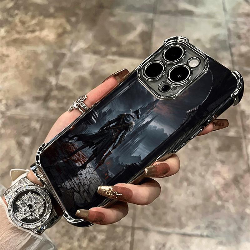 B-Bloodborne Игровой Чехол с Покрытием для Телефона Для Iphone 16 17 Pro Max Air 16E 14 15 Plus 12 13 Mini Противоударная Крышка с Подушкой Безопасности