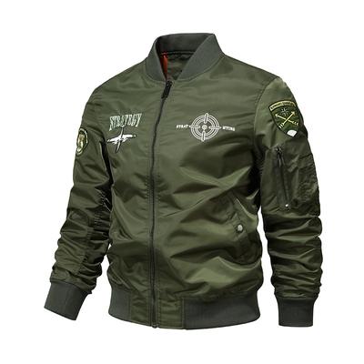 Весна и осень Новая куртка Мужская вышитая бейсбольная куртка Куртка Tooling Jacket