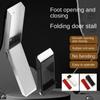 No Drilling Door Wedge Stainless Steel Door Holder New Folding Door Stop  Door