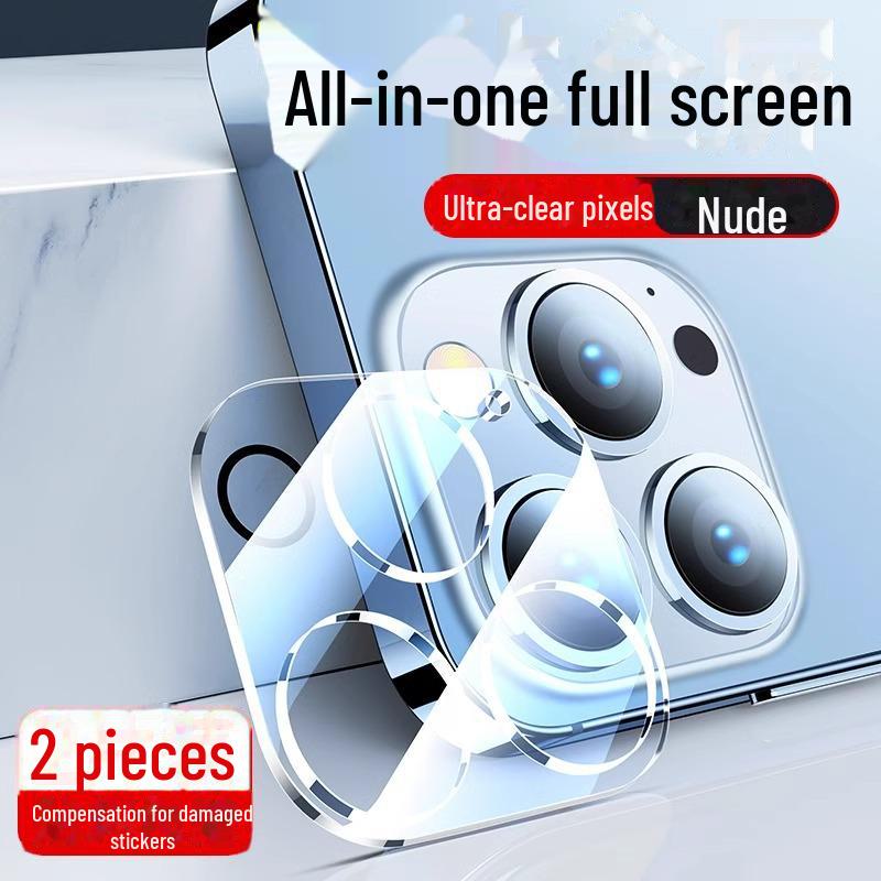 Apple 15 Lens Film iPhone 13/14 Pro Max Camera Screen Protector for Full Coverage