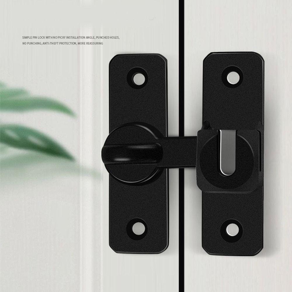 90 /180 Degree Door Buckle Safety Door Hasp Multipurpose Sliding Door Catch  Door Toggle Hardware
