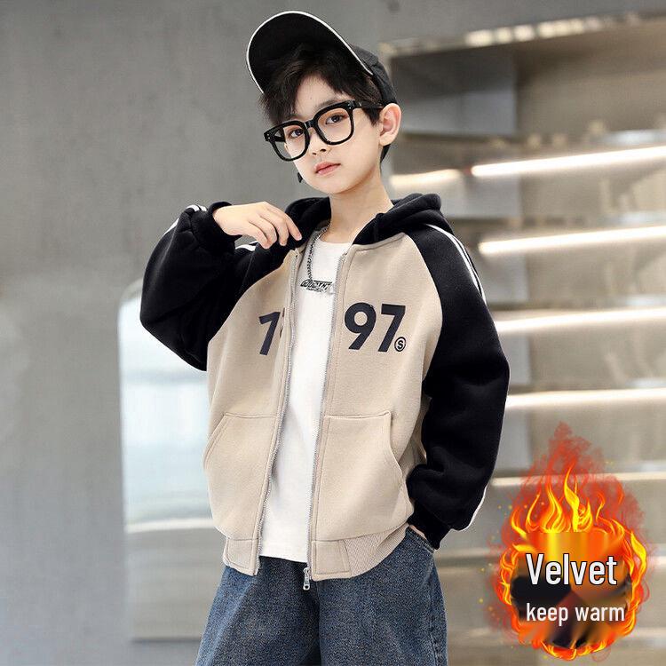 Детская спортивная куртка на флисовой подкладке - Универсальная весенне-осенняя верхняя одежда для мальчиков и девочек