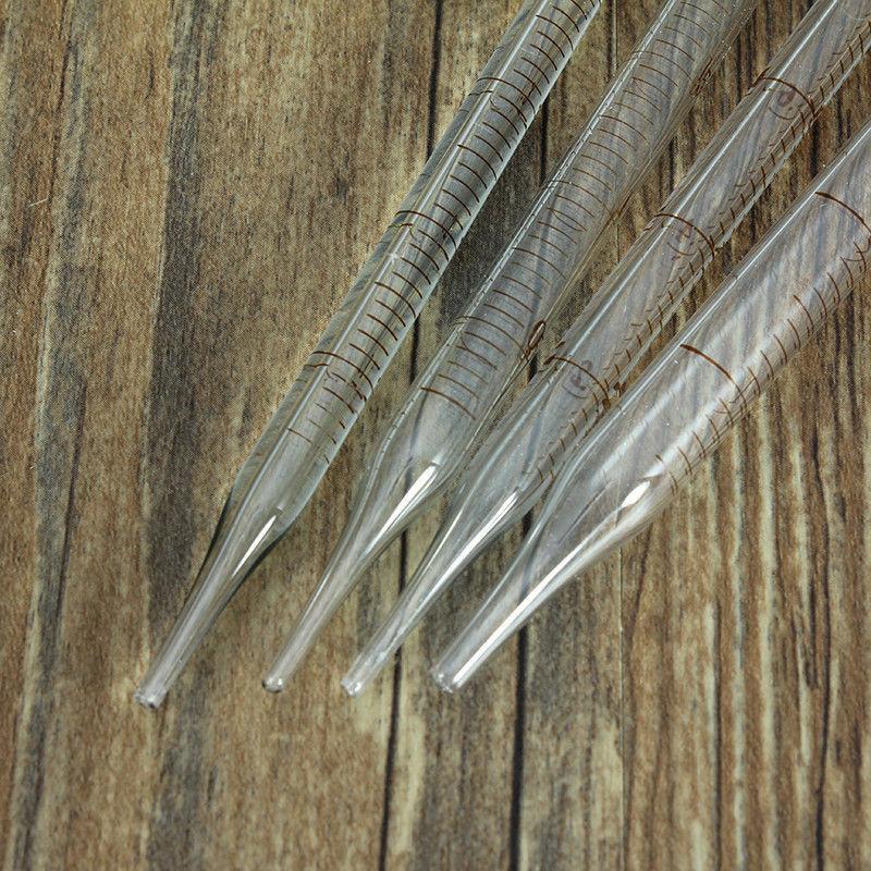 10 мл стеклянная градуированная пипетка-капельница лабораторные пипетки для переноса с резиновой головкой