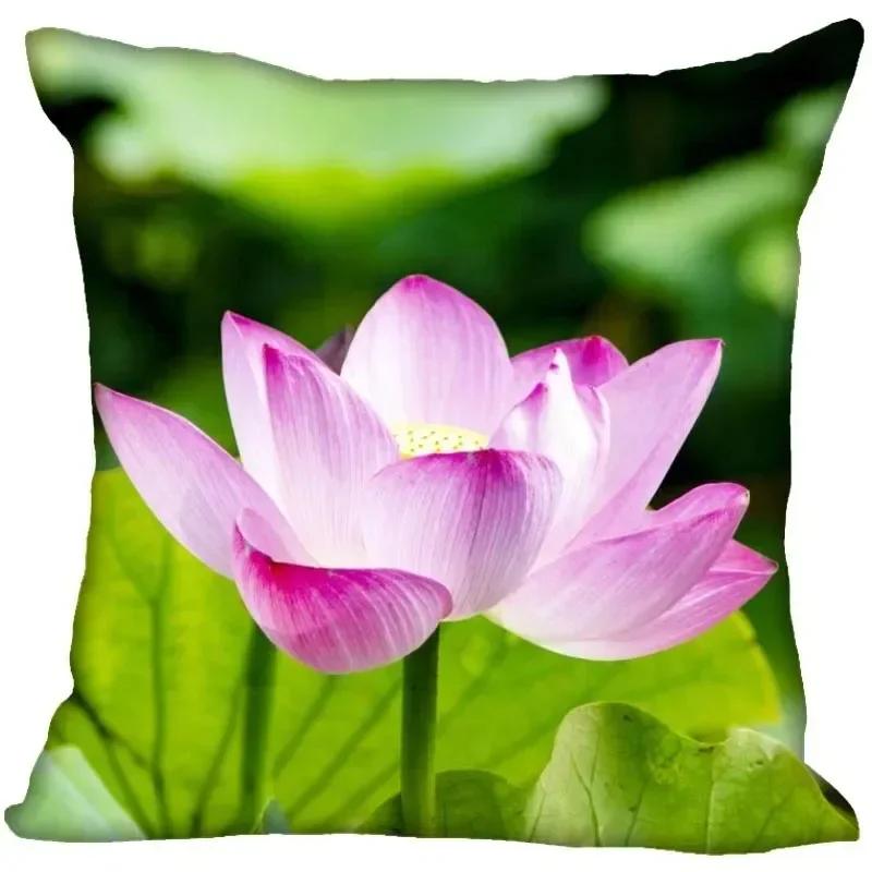 Роскошная наволочка для домашнего декора, наволочка с художественной росписью лотоса, чехол для подушки на диван в гостиную