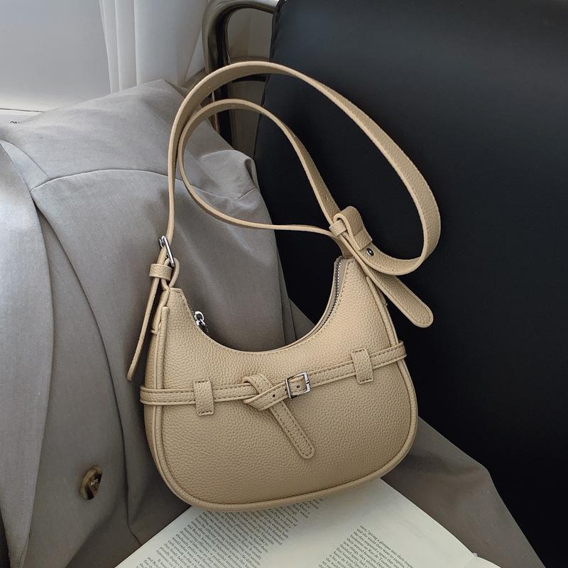 2025 весна и лето новая сумка подмышку повседневная модная универсальная сумка сумка-пельмень сумка через плечо мессенджер нишевая высокого класса