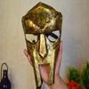 MF Doom Mask Хеллоуин костюм броня шлем гладиатор Максимус шлем LARP/Renaissance