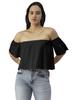 Cotton Printed Off-Shoulder Top Summer Wear Crop Top For Women