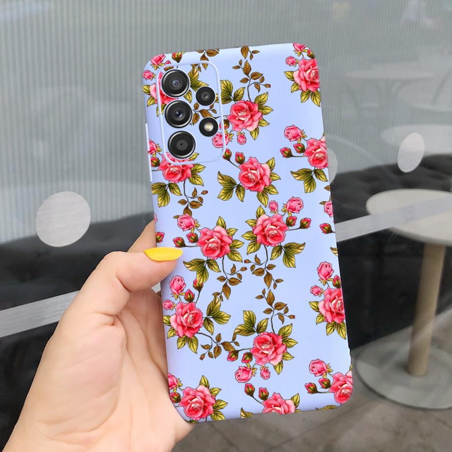 Чехол для Samsung Galaxy A23 SM-A235F Красивые Девушки Цветы Мягкий Силиконовый Чехол Для Samsung A23 A 23 Задняя Крышка GalaxyA23 Fundas