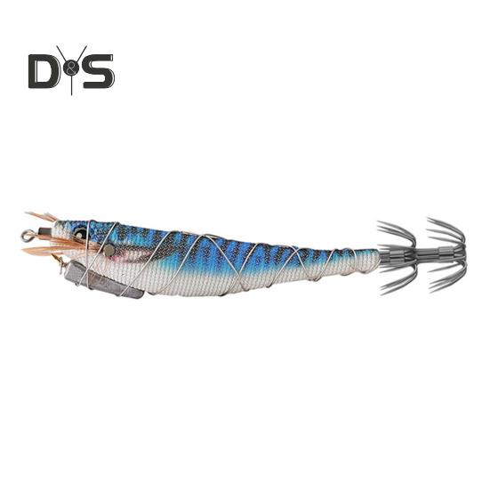 12 см/13 г светящаяся приманка в виде креветки с крючком для ловли кальмара, реалистичная бионическая искусственная приманка для ловли соленой воды, пресноводного окуня, судака, форели, рыболовные принадлежности