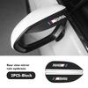BBKK9 2pcs Car Rearview Mirror Rain Eyebrow Carbon Fiber Sun Visor For BMW M Performance Alpina M3 M5 M6 X1 X3 X4 X5 G20