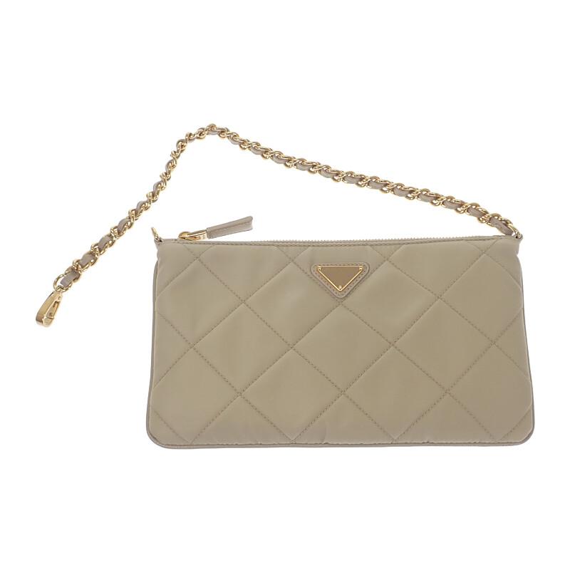 Prada 1NI054 Сумка бежевая Женская
