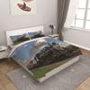 Locomotive Quilt Cover Three-Piece Set, Home Textile Printing