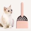 Cat Litter Shovel with Holder Cat Poop Scoop Sifting Shovel with Base Easy Clean Pet Waste Scooper for All Breeds