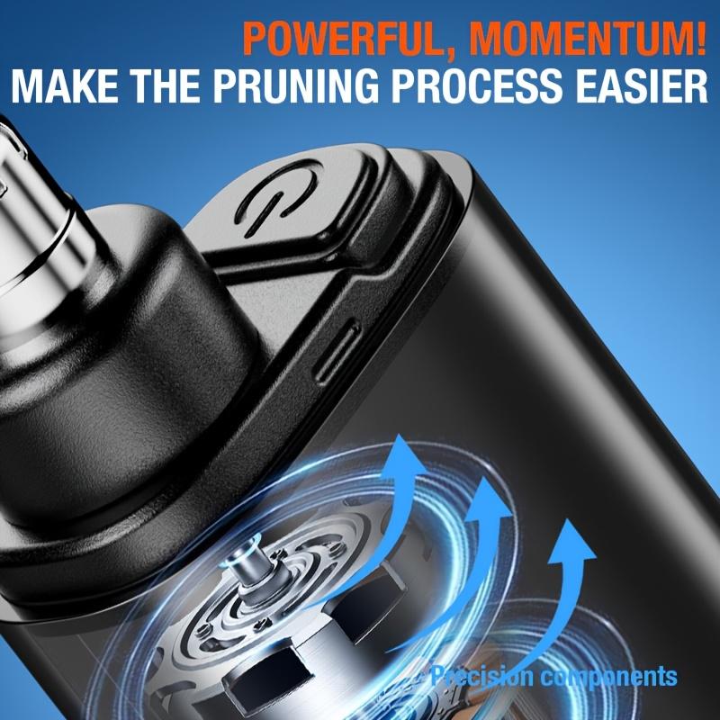 A Mini Portable and Stylish Electric Nose Hair Trimmer with USB Charging Function and Digital Display for Nose Care and Cleaning