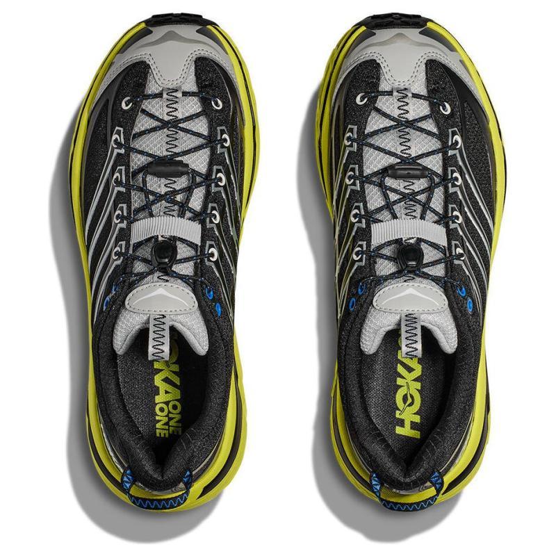 HOKA One One Кроссовки Mafate Three 2 Черно-Цитрусовые 1141572-BHK