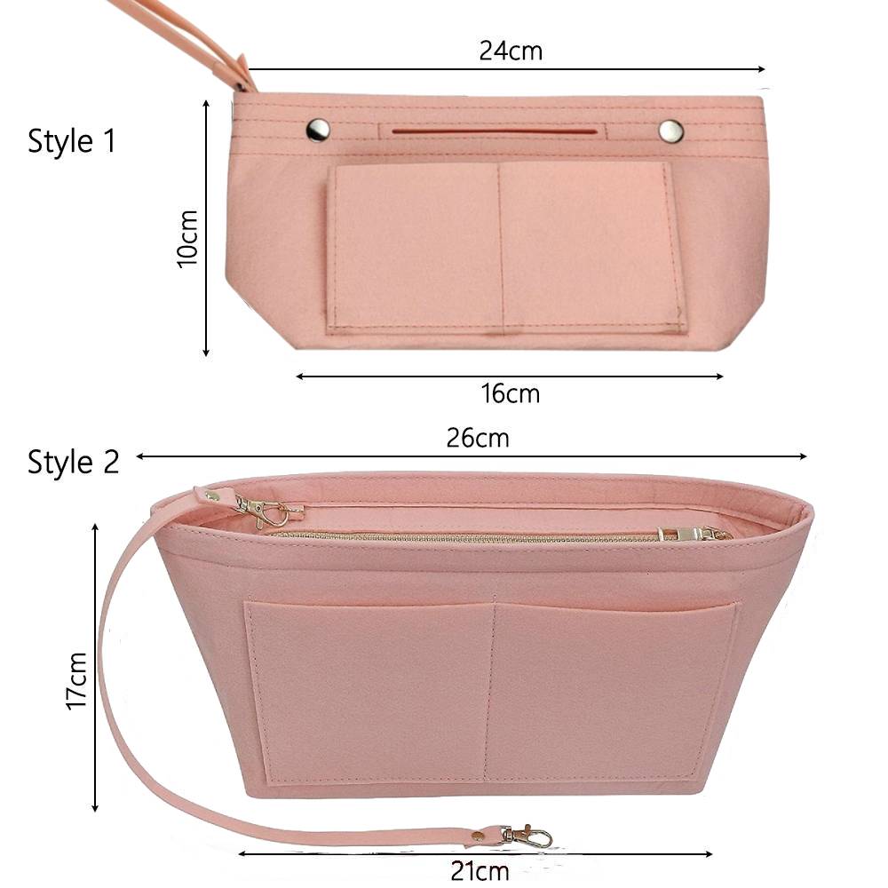 Новая мягкая войлочная вставка в сумку, много карманов, большая вместимость, женская, полезная сумка, сумка-тоут, прямоугольная, складная, косметички, пляжный отдых
