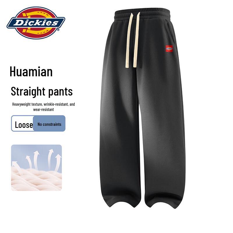 Мужские повседневные брюки Dickies, свободный крой, прямые штанины, смесовый хлопок A
