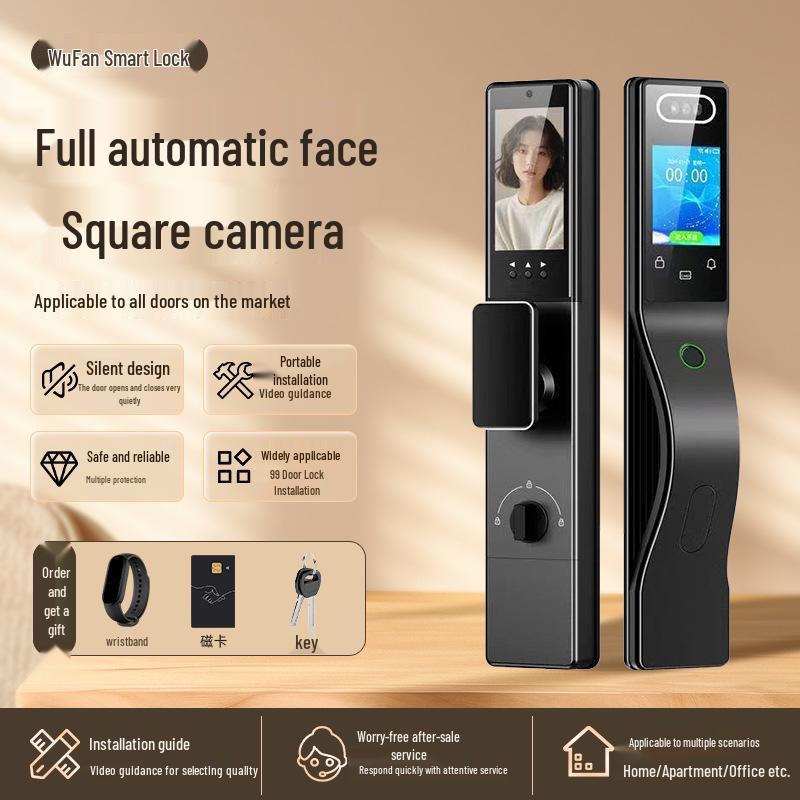 Smart Fingerprint Door Lock for Home & Office – Secure Remote Access & Convenient Password Entry