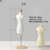 Mini Female Mannequin for 1/2 1/3 1/4 Doll Clothing Display Stand DIY Dollhouse Miniature Ornaments Supplies