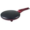 Crêpière Électrique - BEPER - Rouge - 800 W - Revêtement Antiadhésif - Plaque En Aluminium