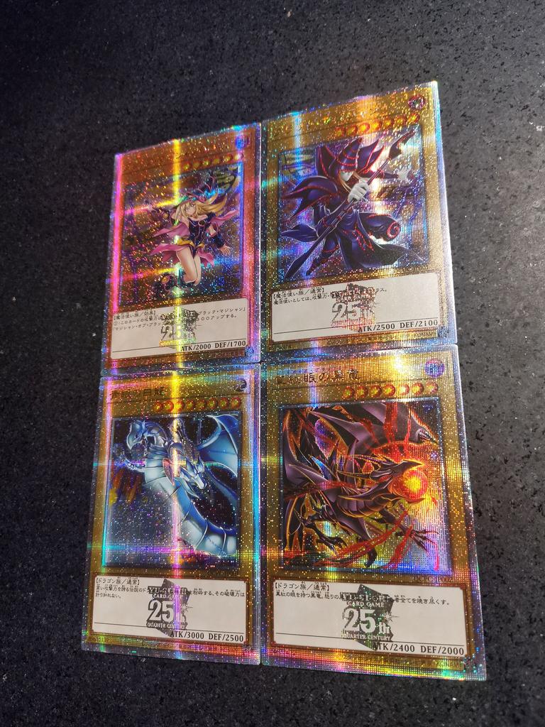 Сделай сам 4 шт./комплект Yu-gi-oh! Самодельная Коллекция Карточек Стекло Вспышки Золотые Лазерные Вспышки Аниме Игрушка Подарок Мультфильм