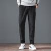 Men's Corduroy Fleece-Lined Drawstring Jogger Pants