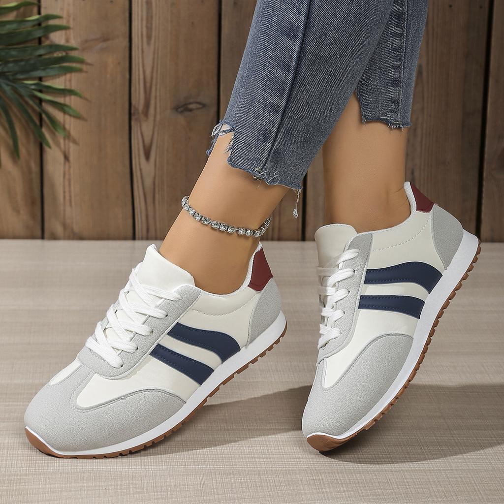 Spring And Summer Sports Style Casual Single Shoes Fashionable Versatile Running Shoes Lightweight Large Size Women'S Shoes Wholesale