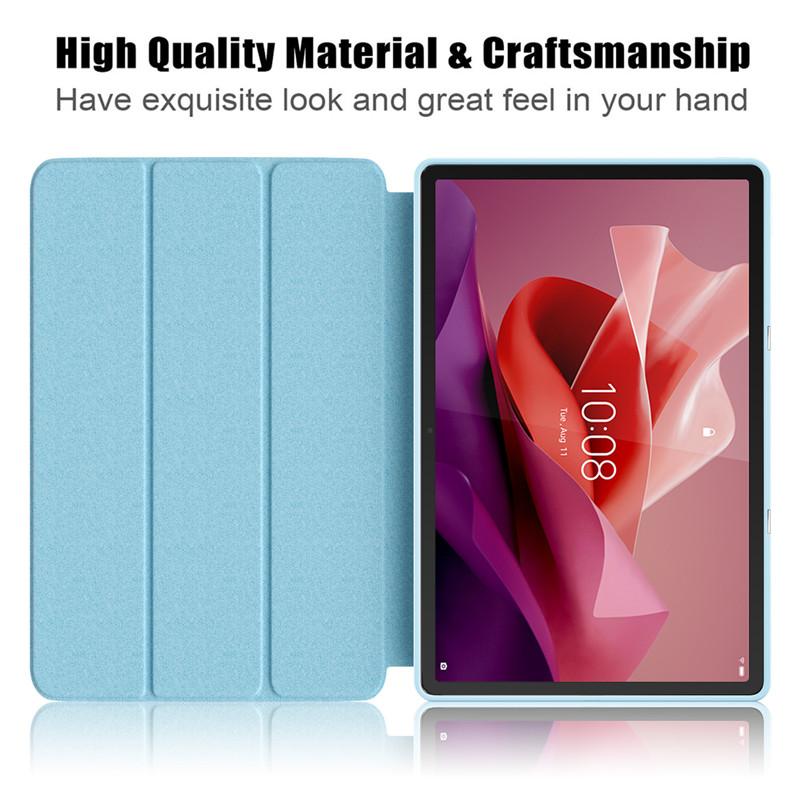 Fashion Paint Magnetic Leather Cover for Lenovo Xiaoxin Pad Pro 12.7 Case with Auto Wake/Sleep Silicone Tpu Shockproof Cover